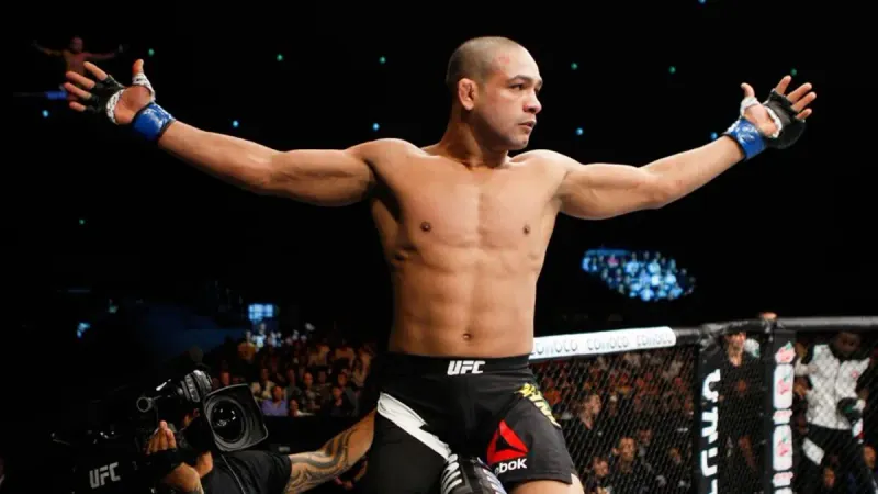 Diego Brandão in the octagon